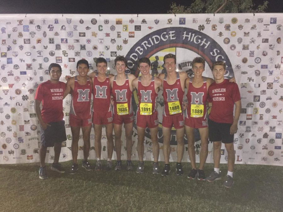 Pictured+are+the+8+Varsity+Cross+Country+runners+that+ran+at+the+prestigious+meet+in+California.