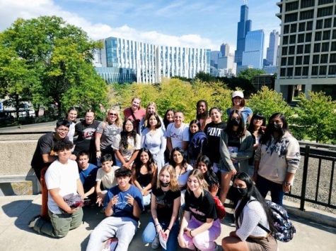 Seniors in the Advancement Via Individual Determination (AVID) program go on a college visit to University of Illinois Chicago on Sept. 20. College visits are one of the many opportunities AVID provides seniors with to help them prepare for their futures.